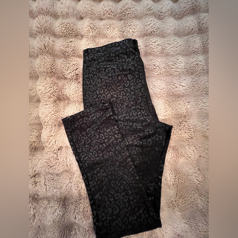 Nicole Black Animal Print Trousers